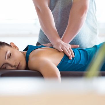 Massage therapy at Vegas Valley Injury Assistance.