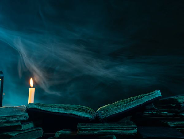 A spooky book