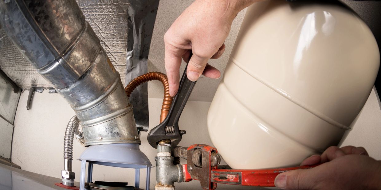 Water Heater Repair by 1776 HVAC located in Kingston, NH.