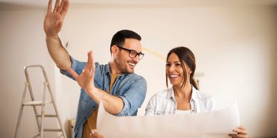 Comprehensive home makeover showcasing GEODEC Complete's all-in-one decorating and design services