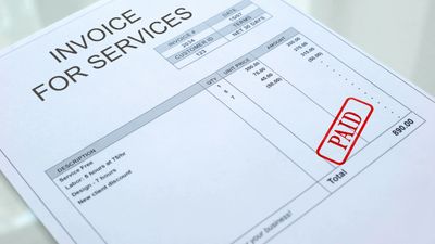 Paid invoice by Prontomize factoring partner