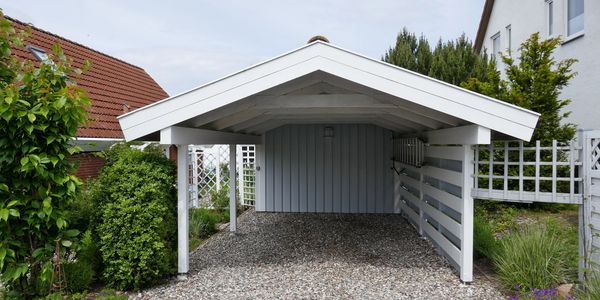 Composite material carport