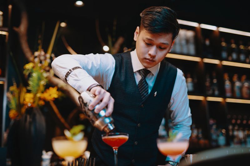 Taiwanese people enjoy night life and socializing in cocktail and night bars