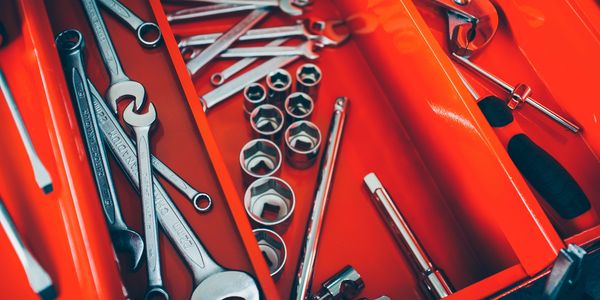 Tool box picture. We can help you sell your gas  station or auto repair business.