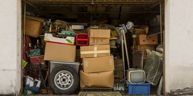 Garage cleanout, garage haul off, trash haul off, junk removal