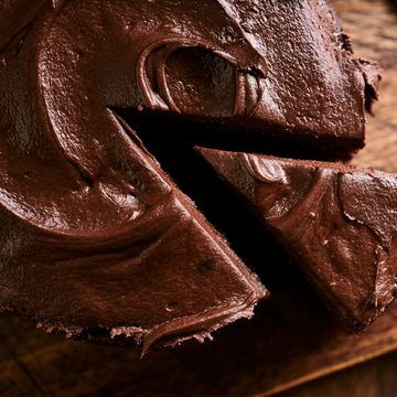 Rich, moist Belgian chocolate cake with silky ganache and velvety fudge frosting. 