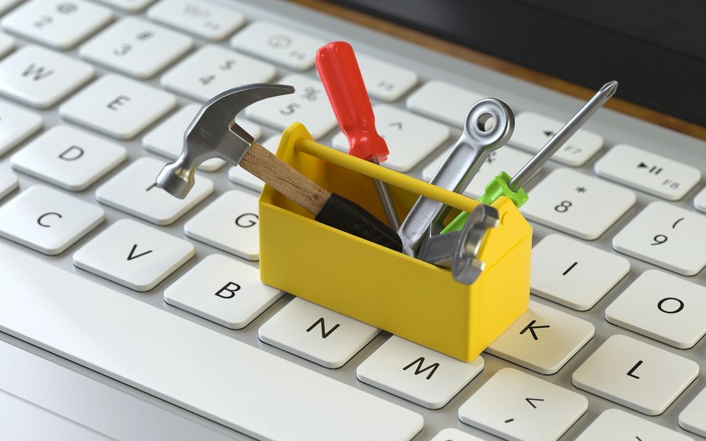 Tool box on keyboard