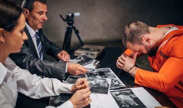 Poster showing a silhouette with glasses and microphone, titled 'American Grifter: How to Defraud a Nation'.