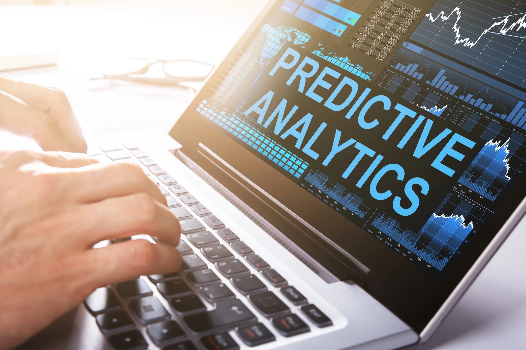 Predictive analytics data and charts.