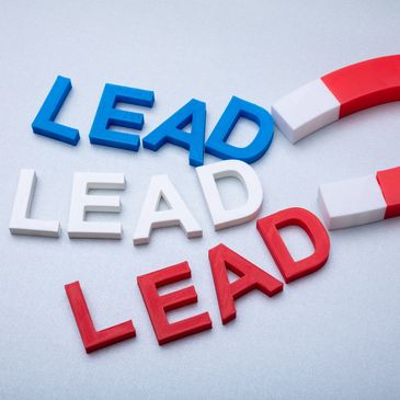 Staff member working a customer's lead generation