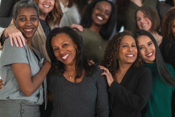 Women supporting one another