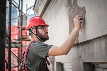filling in cracks after repair