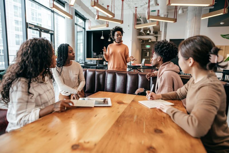 Mentoring business team