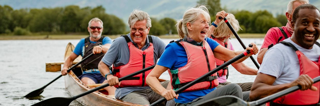 Active seniors exploring new horizons.