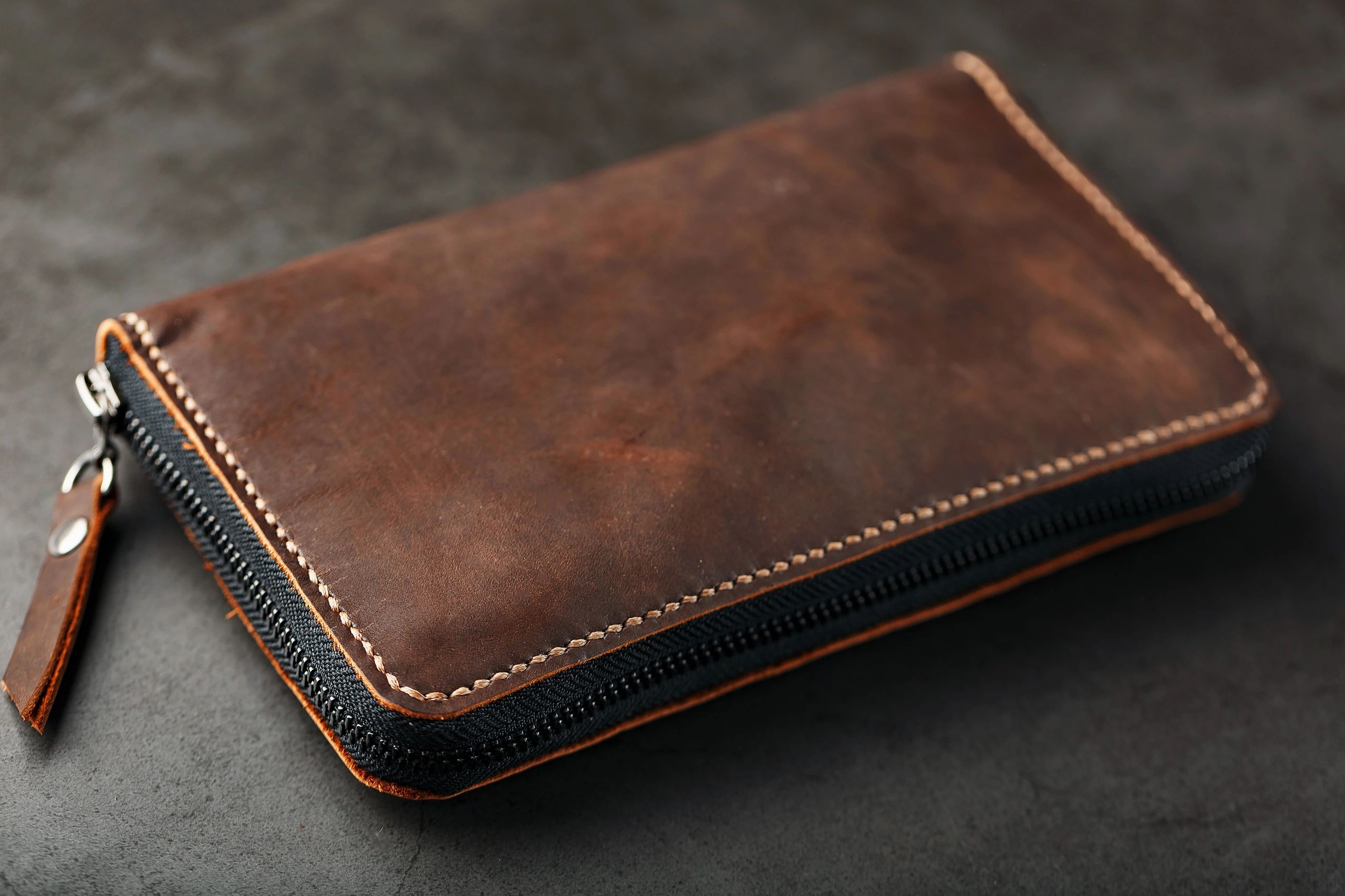 Brown leather bible cover to protect your bible.