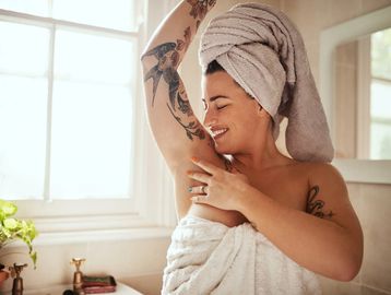 Includes both underarms.
