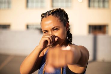 Women transforming through martial arts.