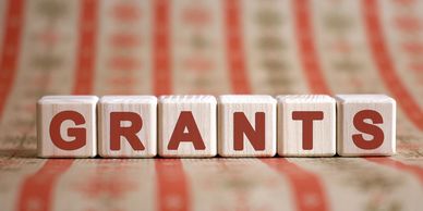 An image that reads grants