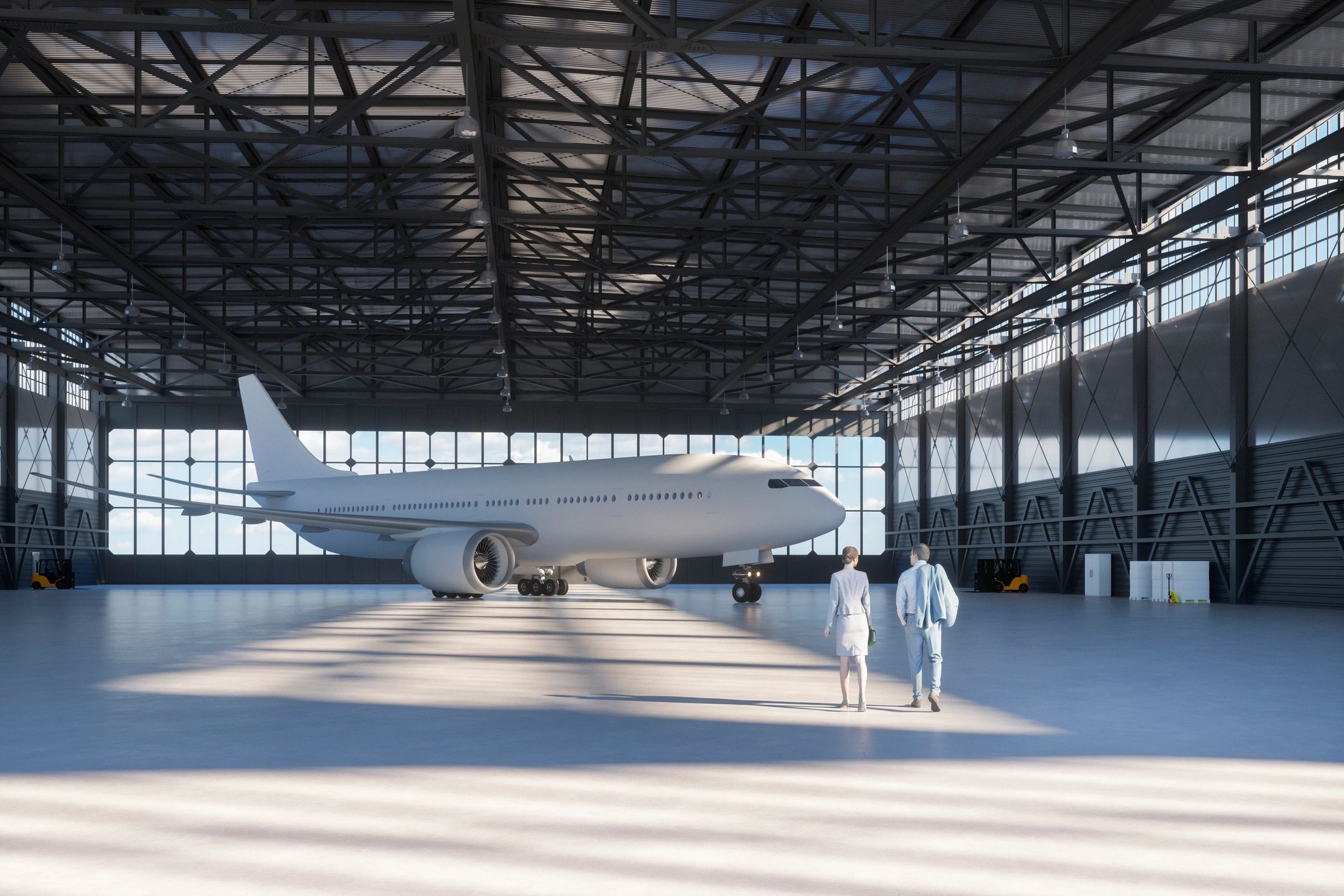 Hangar çatı tamiri