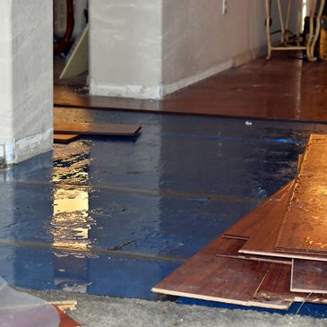 Water damage, Houston, TX.