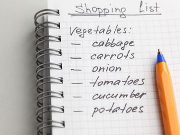 Shopping list 