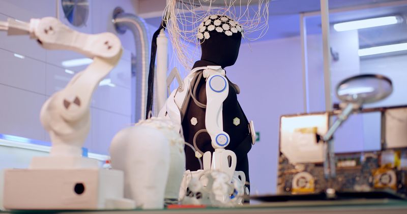 In modern Neurological Research Laboratory.