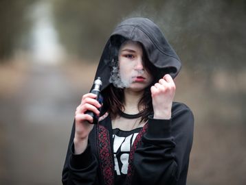 Person finds freedom from nicotine addiction, learning mindfulness and coping skills for life.