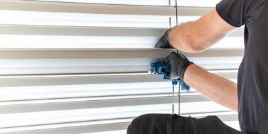 Curtain and blind installation