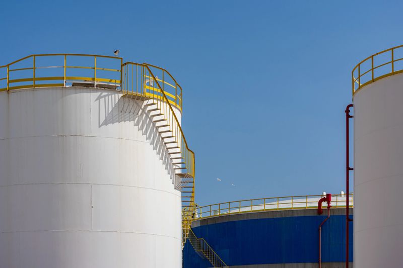 Large tanks for storage and distribution of automotive, aviation and marine fuels.