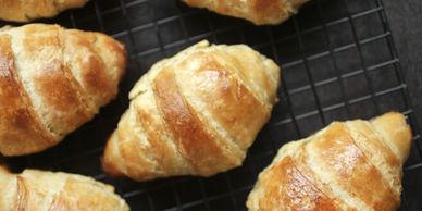 Sourdough croissants