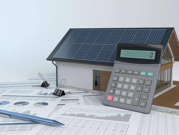 showing reductions in a power bill from adding solar to the home 