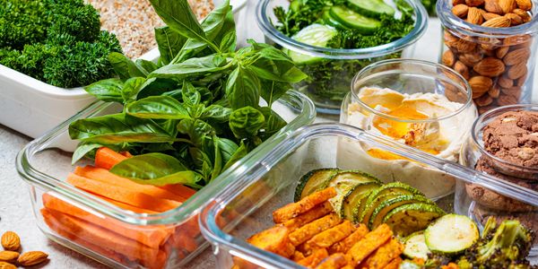 Custom plant-based meal prep in Annapolis home.