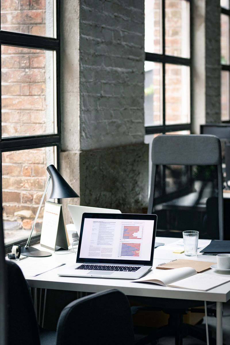 Modern trendy coworking office.