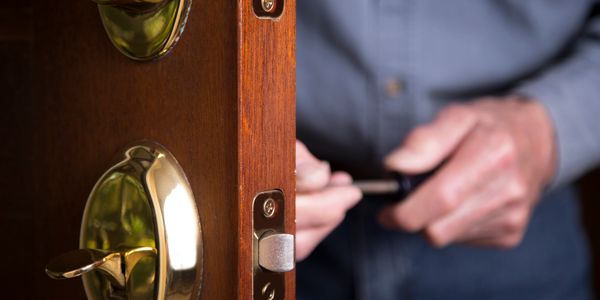 door, doorbell, lock, key