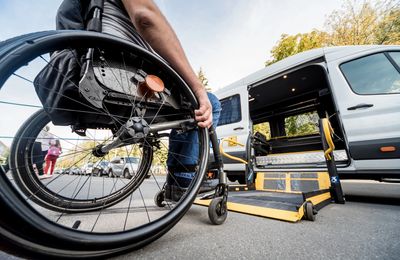 Wheelchair accessible van
