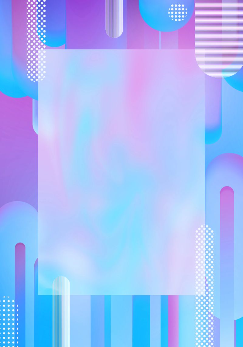 Abstract ultra violet frame with beautiful liquid fluid for posters, placards and brochures. Contemporary abstract graphic design template, blurred copy space.