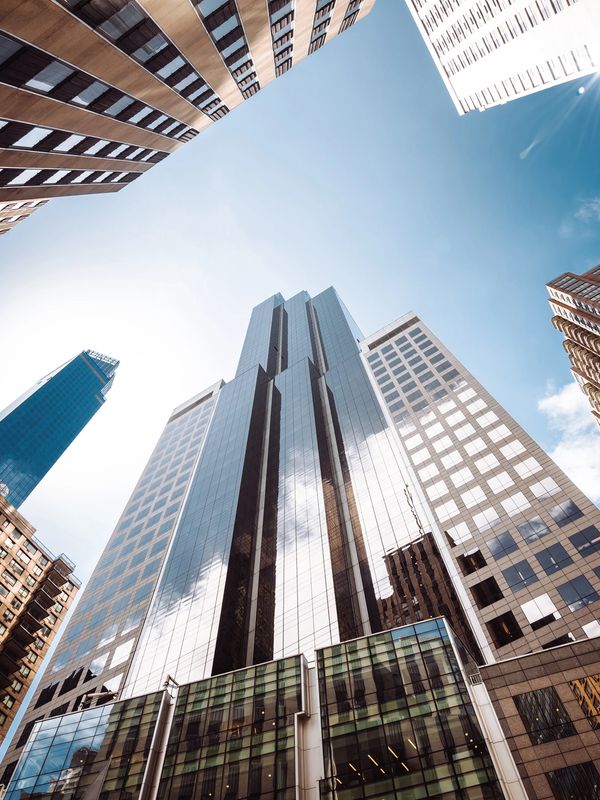 Manhattan skyscrapers skyline representing NYC convention and event venues.