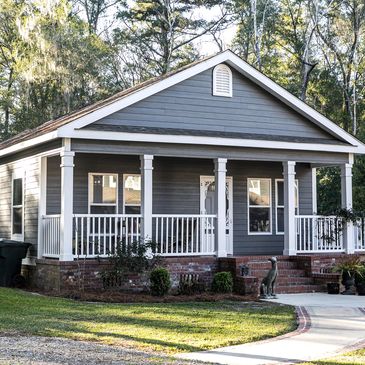 This home is an example of what our homes will look like.
