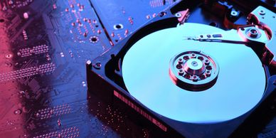 Picture of hard drive data recovery service