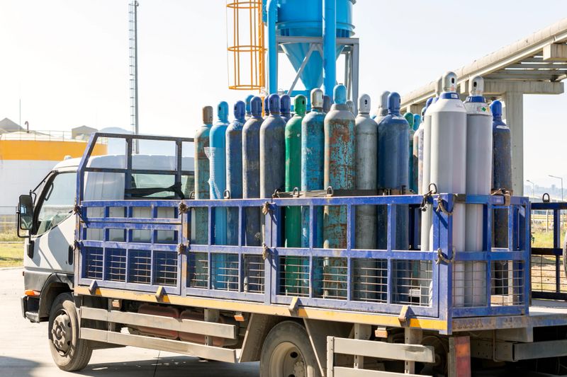 Industrial compressed gas cylinders. A gas cylinder is a pressure vessel for storage and containment of gases at above atmospheric pressure. High-pressure gas cylinders are also called bottles.