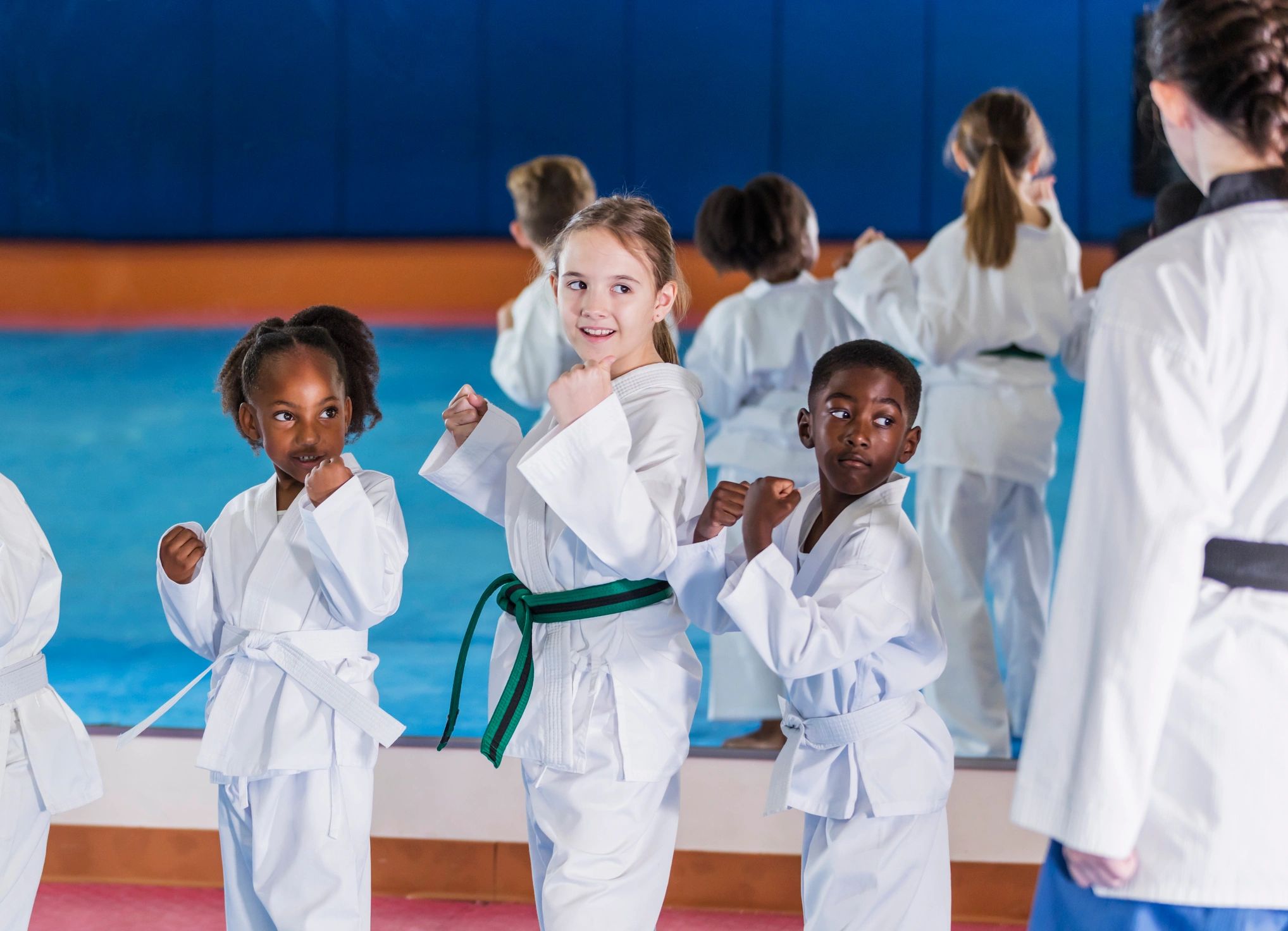 Martial Artist in Action