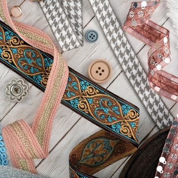 custom designs, or classic styles, Badertrimming's versatile selection enhances apparel, home decor,