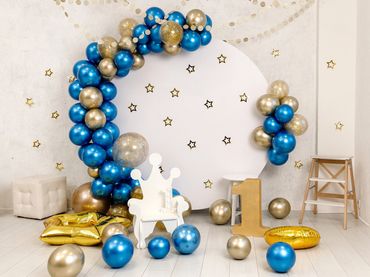 Balloon Garland for event decorating in Jupiter, FL. Palm Beach County