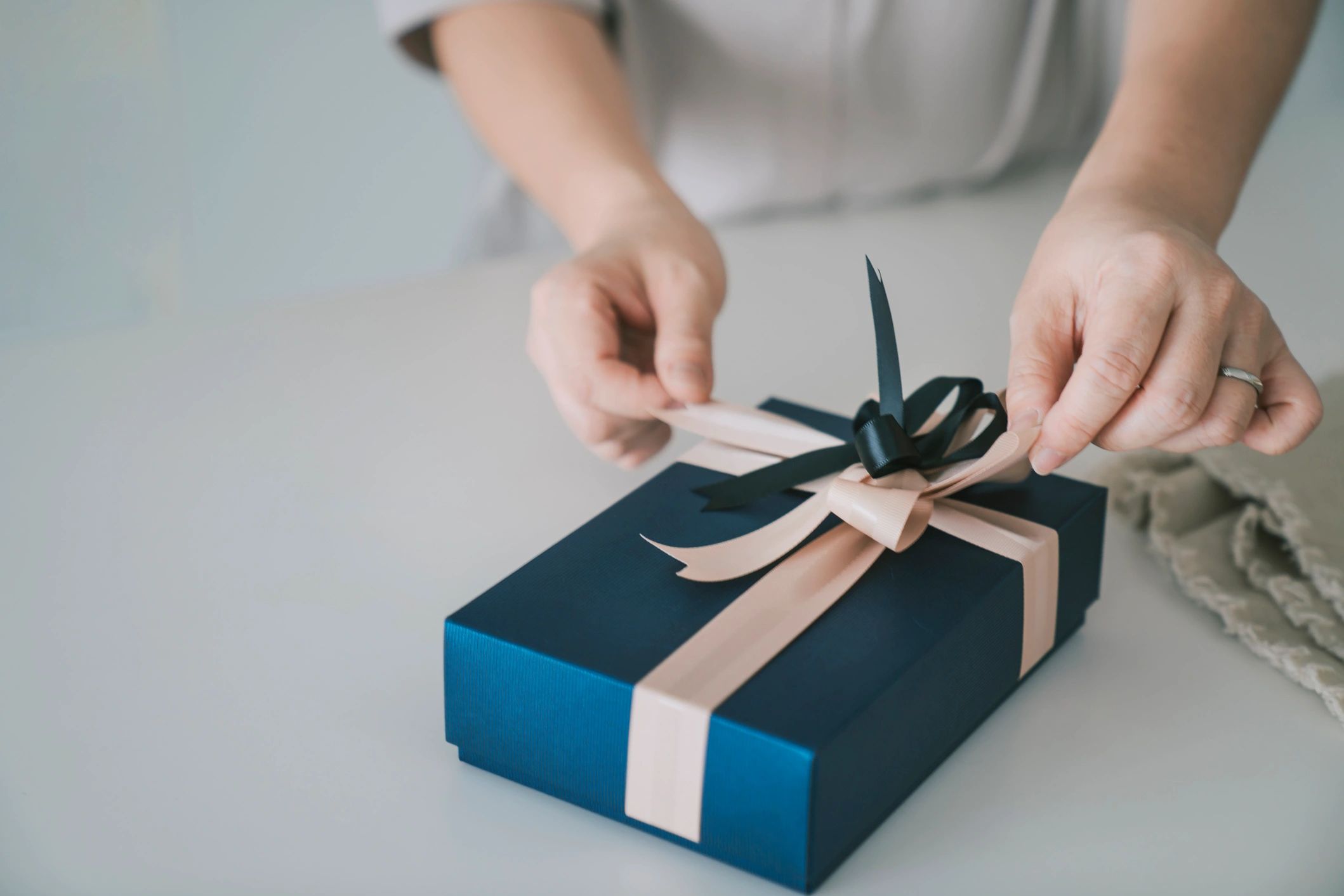 Someone receiving a Gift for a massage.  Michael Noonan LMT Massage and Bodywork| Exeter, NH