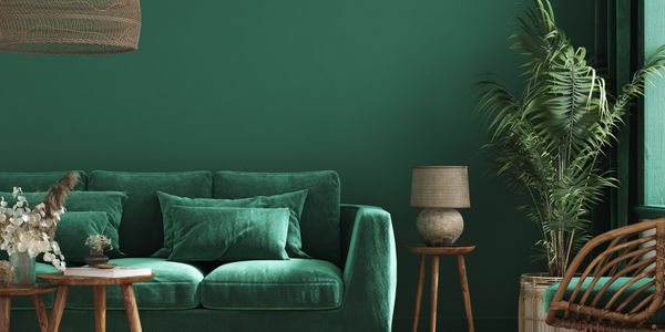 green living room