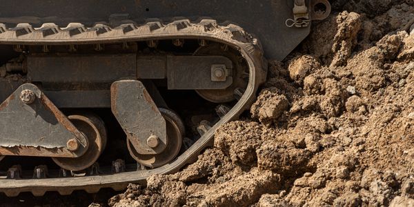 Tires of a crane