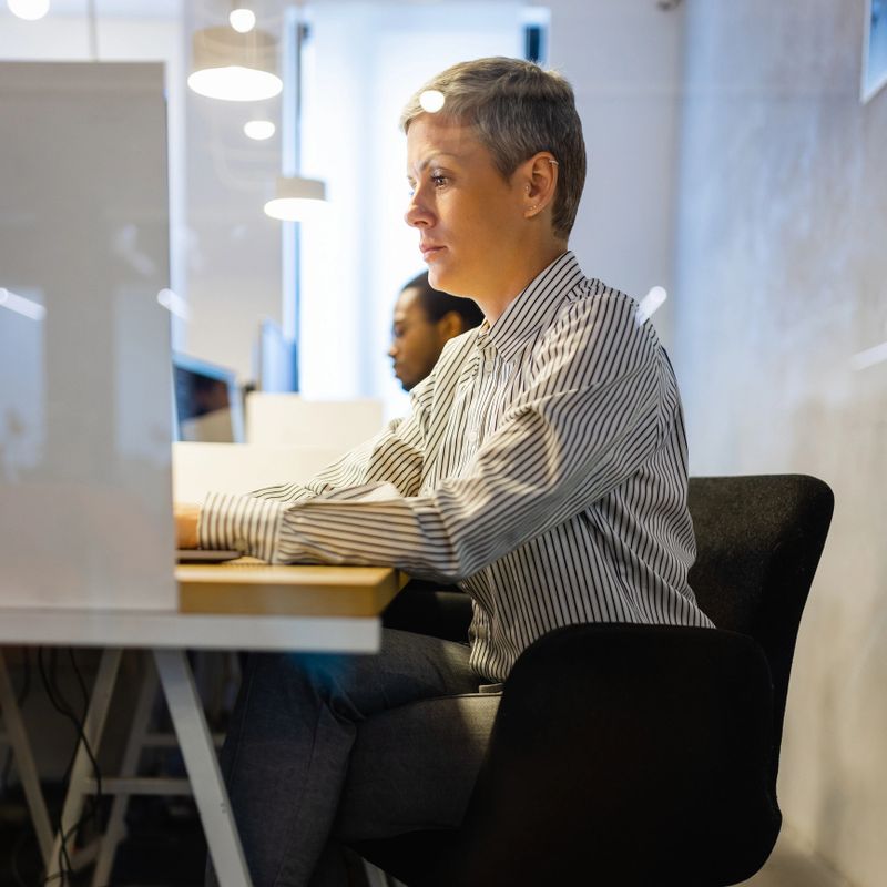 Cybersecurity experts working on protecting company from digital attacks and keeping their information and networks safe.