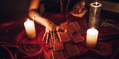 Mystical energy in dark ambiance.