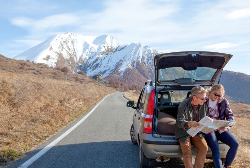 Mountains in distance