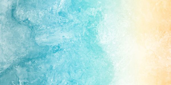 Abstract textured gradient from blue to beige.